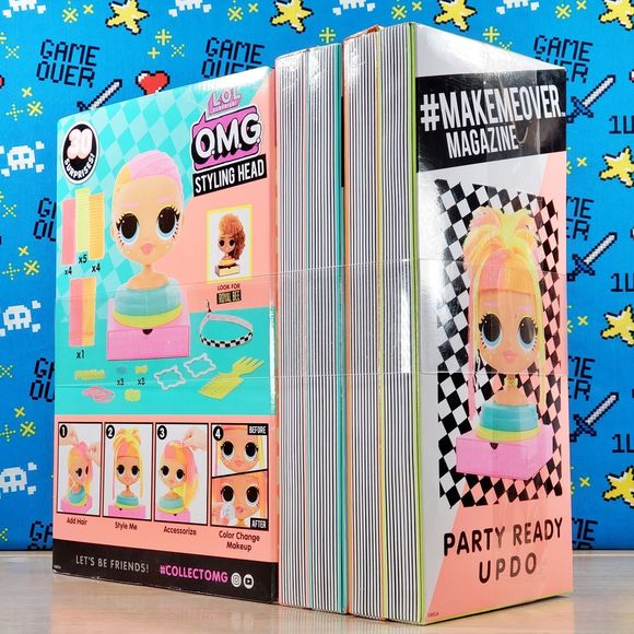 LOL Surprise OMG Neonlicious Neon Styling Head with 30 Surprises - Picture 6 of 11